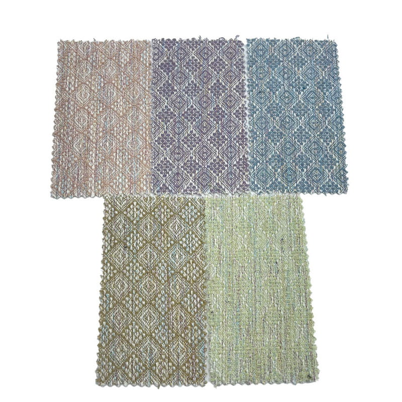 Țesături tweed din lână jacquard în relief pentru rochii 3768